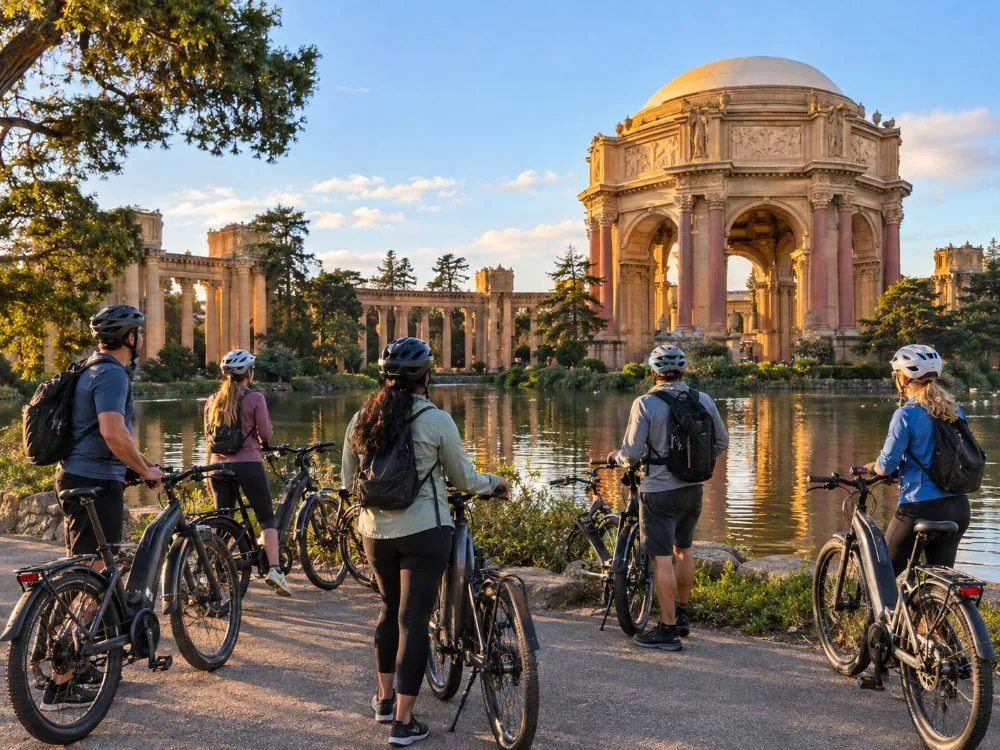 San Francisco : visite guidée à vélo ou en vélo électrique du Golden Gate Bridge