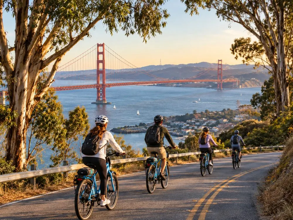 San Francisco : visite à vélo du Golden Gate Bridge et de Sausalito